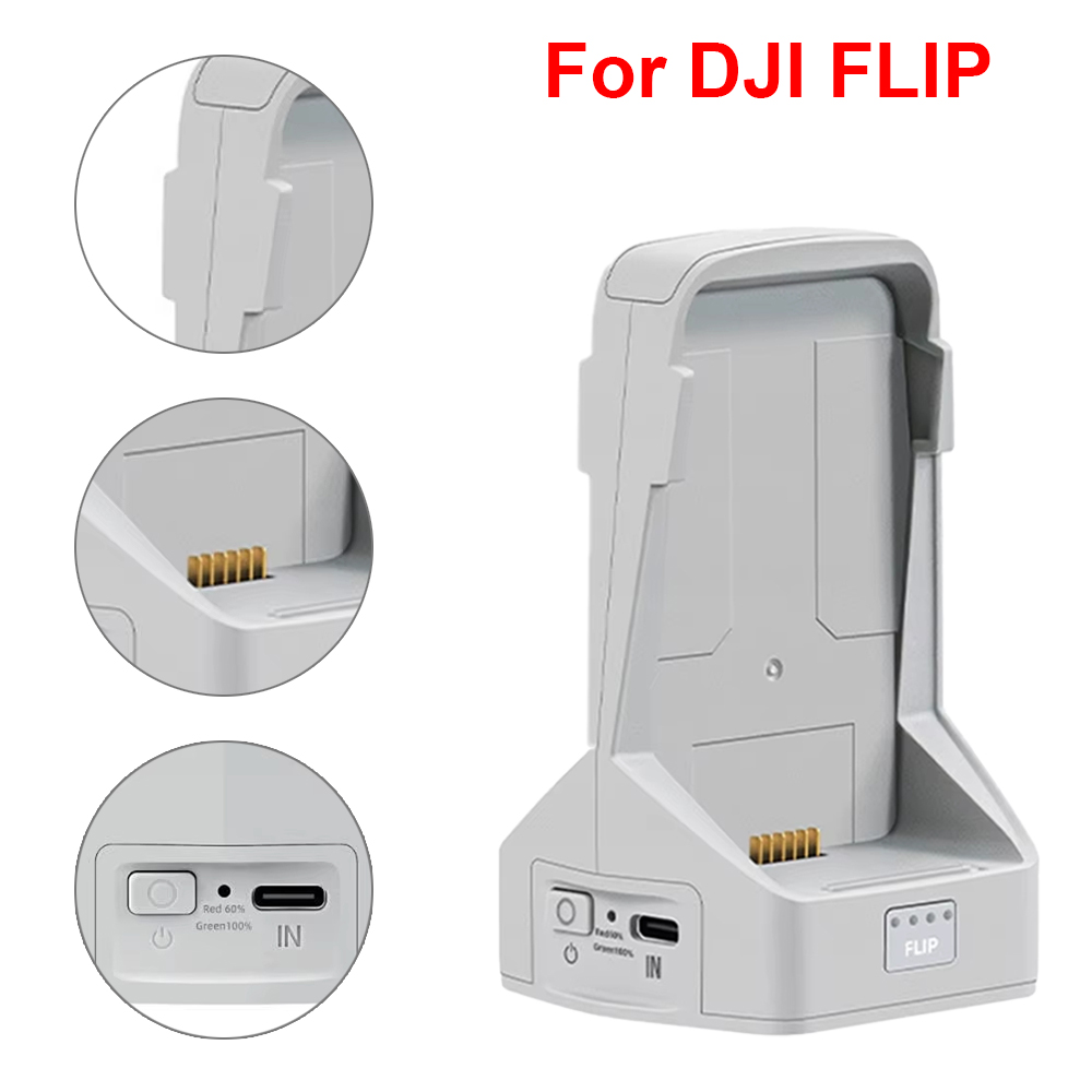 Drone Charging Hub - Caricabatteria per DJI Flip Hub di