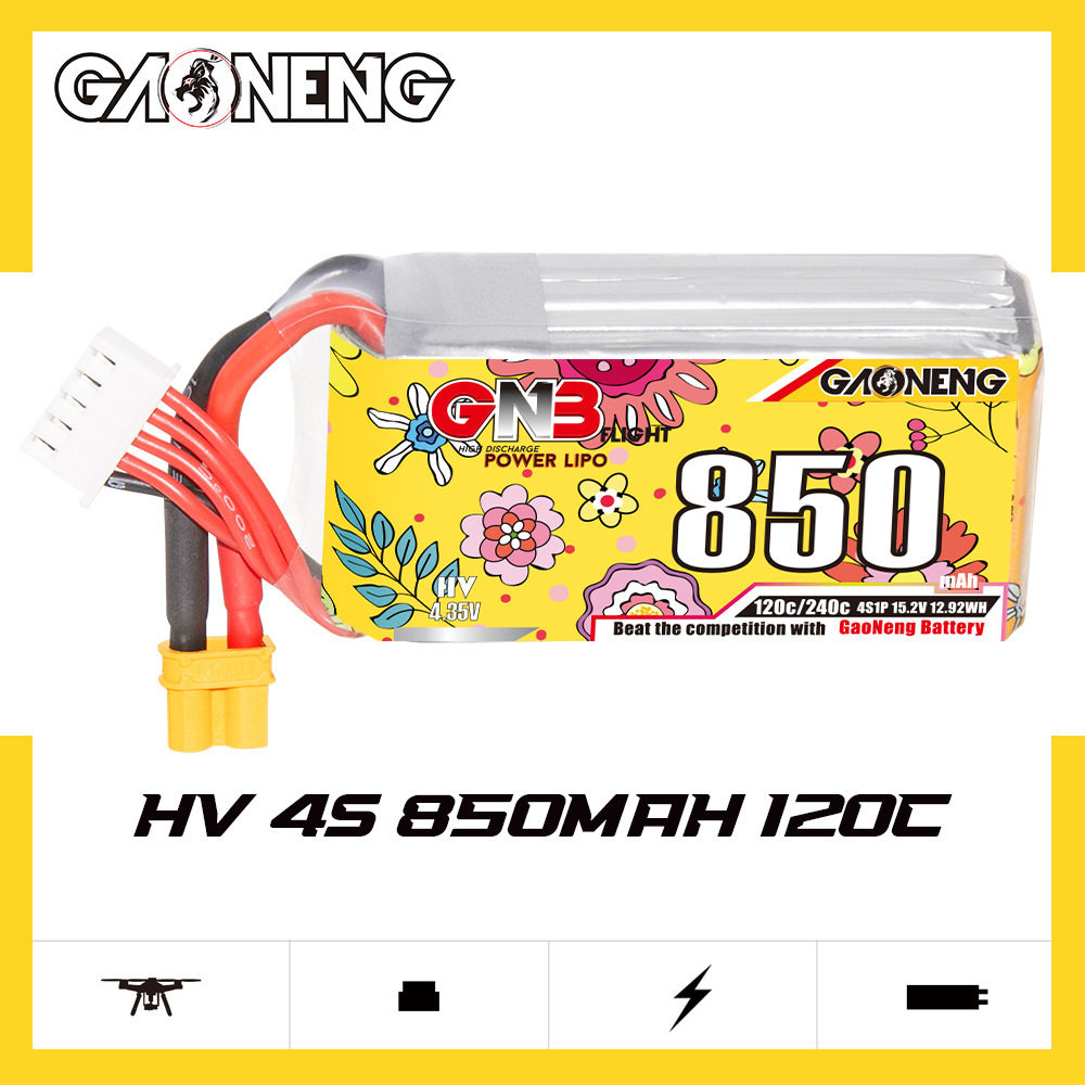 Batteria Lipo GNB 4S 15.2V 850 - Drone Power Bank recensione e prezzo