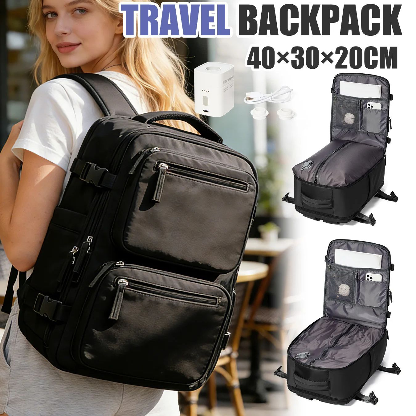 Zaino da donna con pompa integ - Drone Backpack recensione e prezzo
